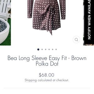 FANCY D BEA Long Sleeve Easy Fit Dress